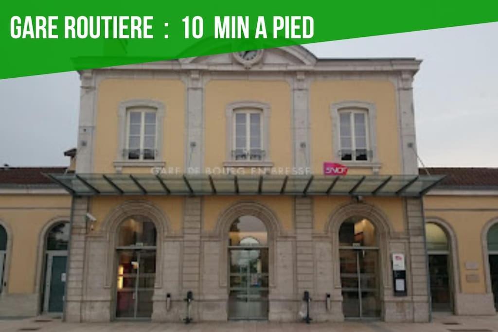 Spacieux - Proche-Gare - Parking Bourg-en-Bresse Exterior foto